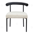Matt black color kashmir chairs